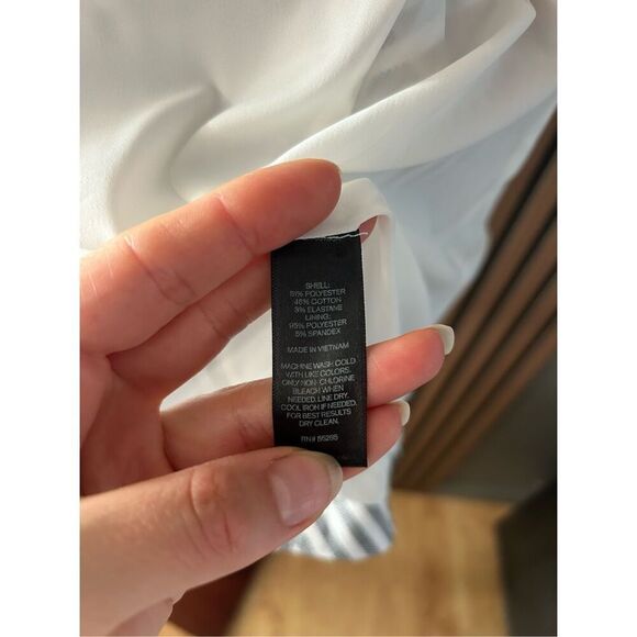 Express stripped blazer short form fitting classy size size 2 Cotton blend - Picture 6 of 7